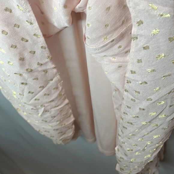 Plenty by Tracy Reece Light Pink and Gold Dress. Size XSP. - Picture 11 of 14